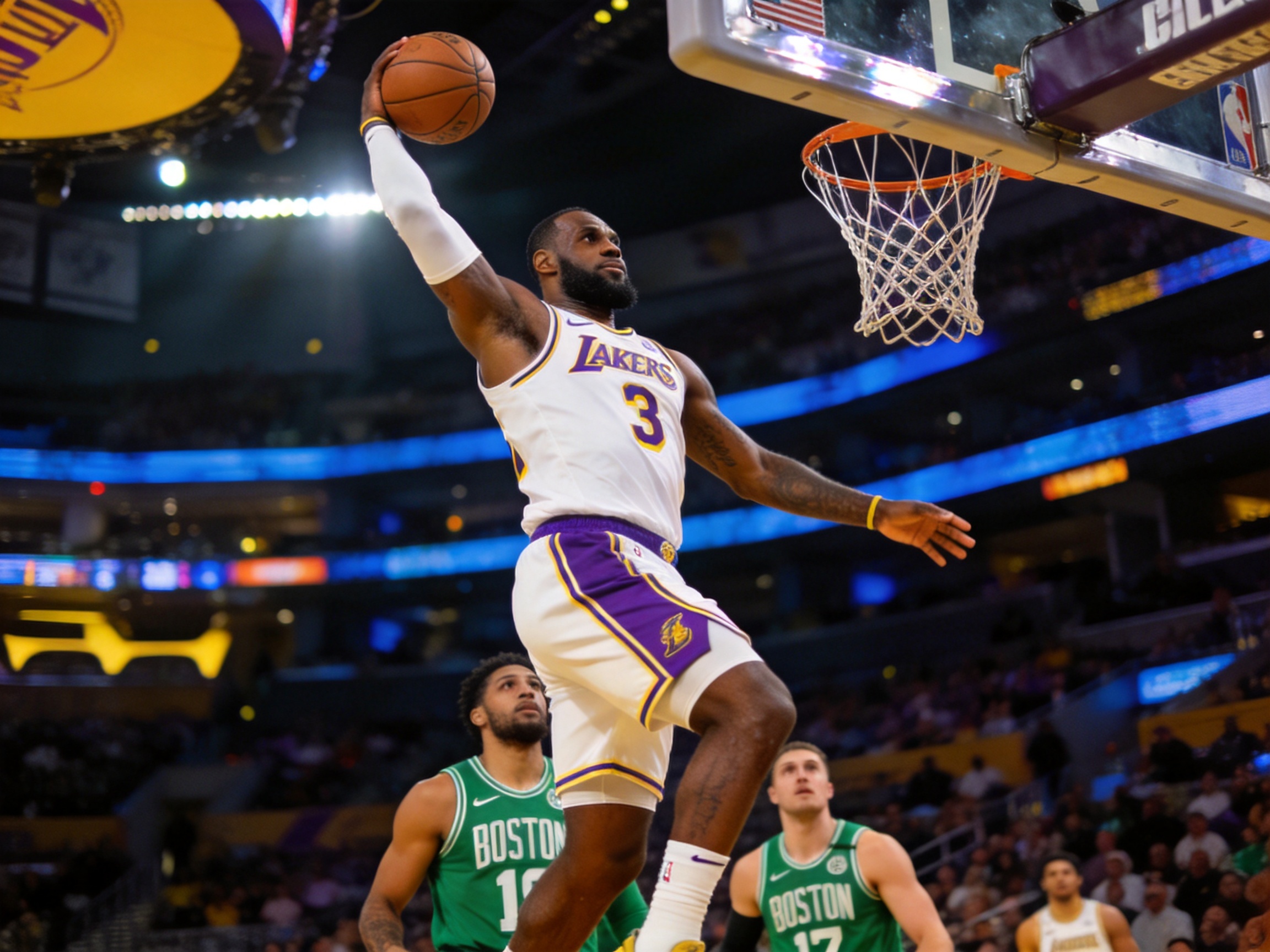 篮球比赛 扣篮瞬间 NBA